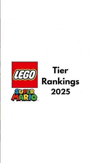 LEGO Super Mario 2025 - Tier Rankings