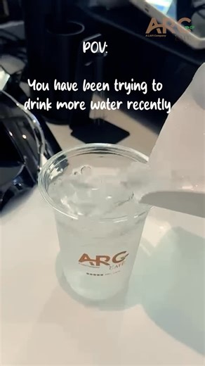 ARC CAFE on Instagram‎: "You’re trying to drink more water lately, but ARC CAFE makes it hard to resist ☕✨ تحاول شرب المزيد من الماء مؤخراً لكن ARC CAFE يجعل المقاومة صعبة ☕️✨ See you at ARC CAFE 📍Main Entrance Lobby, Omega Tower, Al Reem Island, Abu Dhabi #arccafe #icecoffeelatte #cafevibe #abudhabicafe"‎