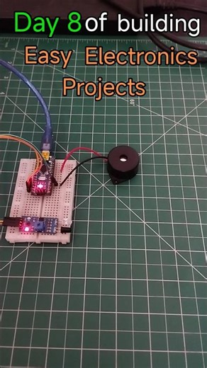 Easy Electronics Projects | Day 8/50 #arduino #diy #robotics #shorts