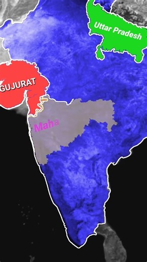 Top 5 biggest states in India 🇮🇳… Number 1 dekh ke shock lag jayega!#viral#trending#reels#explore