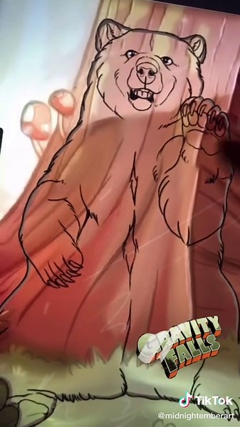 Gravity Falls Characters as Animals Drawing