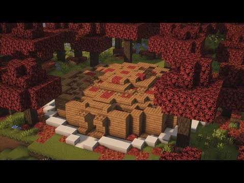 Minecraft Cozy Cherry Pie House 🥧🍂- Minecraft Timelapse | W/ CIT Resource Packs & Cocricot