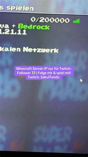 Lukas Krämer on Instagram: "Ich habe ein Highlight von meinem Minecraft Server aufgenommen 👀 Viele fragen nach der Server-IP – und die gibt es nur im Livestream auf Twitch 🔥"