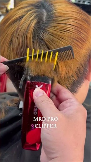 Tapering using a #3 guard (closed position) #usashorts #barbershop #barbertools