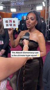 The 'Abbott Elementary' cast hype each other up