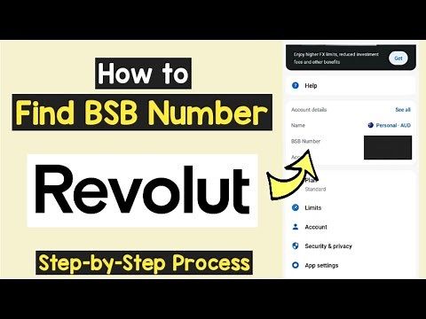 Find BSB Number and Account number Revolut | Check Bank-State-Branch Code Revolut | View Revolut BSB