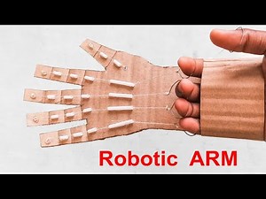 How to make a robotic arm at home out of cardboard | Robotic arm from cardboard