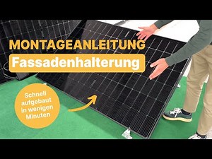 Einfache INSTALLATION der Fassadenhalterung - Schritt-für-Schritt ANLEITUNG | EQOH