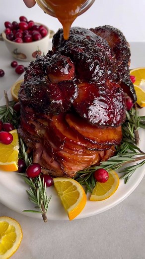 This easy Honey Glaze for Ham with brown sugar, dijon mustard, and fresh orange juice is the perfect balance of sweet and tangy to compliment a spiral ham. It has subtle notes of warm spices, like cinnamon and cloves. Perfect for the holidays! Full Recipe: https://biteswithbri.com/simple-honey-glaze-for-ham-recipe/ | Bites with Bri