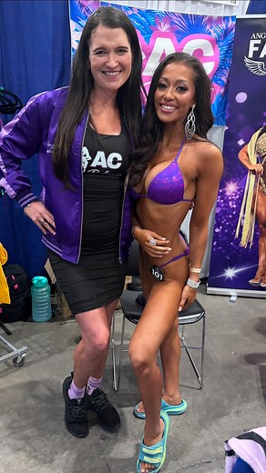 Angel Competition Bikinis on Instagram: "@emilychanell at the first ever Fit Model Division Show!! Wearing Angel Competition Bikinis So honored to meet Emily today at the LA Fit Expo @musclecontest show! Who’s competing in the Fit Model Division this year??‍♀️‍♀️‍♀️ Make sure to follow @emilychanell"
