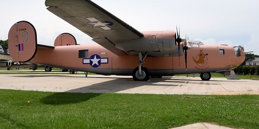 B-24 Liberator comes to the Mighty Eighth Museum in Pooler