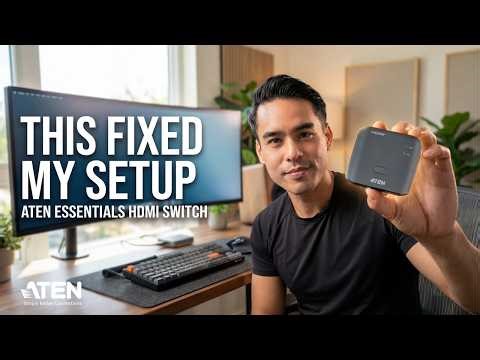 ATEN Essentials 8K HDMI Switch | Instant AV Switching. Zero Hassle.