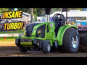Massive Turbo Pro Stock Tractor Pulling!