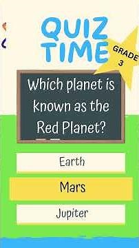 Young Scientists Challenge! | Grade 3 Science Quiz 1