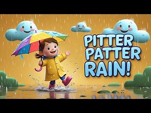 Pitter Patter Rain | Rainy Day Rhyme for Kids | Fun Seekho Preschool Songs