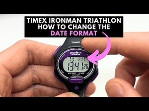 Timex Ironman Triathlon Change Date Format (Month/Day or Day/Month)