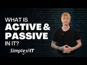 What is Active and Passive in IT?