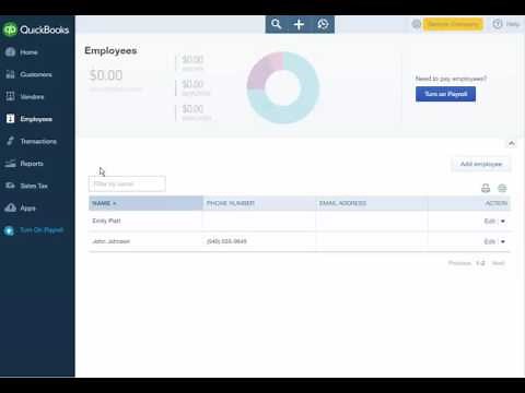 Print employee paystub using QuickBooks Online