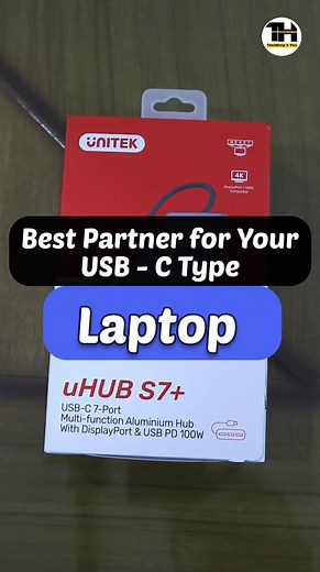 Unitek USB hub s7+ for your laptop  . . #laptop #usbhub #TypeC #pc #usbc #tech #techno #techhelp4you #port | TechHelp 4 You | Facebook