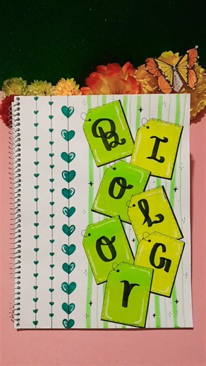 Front Page Design : Biology🌿Subscribe for more🥰#frontpage#youtubeshorts#shortvideo#shorts#ytshort#yt