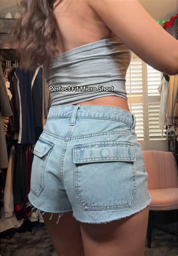 Perfect Fit Micro Denim Shorts from Pacsun | Low Rise Jean Shorts Try-On
