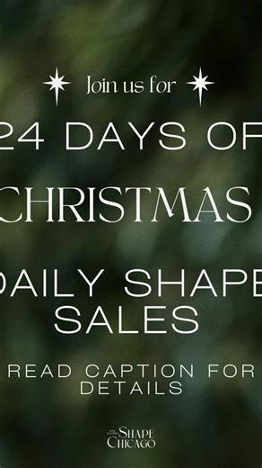 🎄 Day 6/24 Days of Shapemas is HERE, Shapers! 🎁✨ Get ready for 24 days of exclusive, can’t-miss deals pulled straight from our magical Shape Christmas Tree 🎄💚 Every morning at 9:30 AM, we’ll reveal a new surprise sale — available for THAT DAY ONLY! Once the day is over, the deal disappears… forever 👀🔥 Here’s how to join the fun: ✨ Watch our IG stories daily at 9:30 AM ✨ See which number we pull from the tree ✨ Grab that deal by calling, texting, or DM’ing us ✨ Each day = a brand new offer 