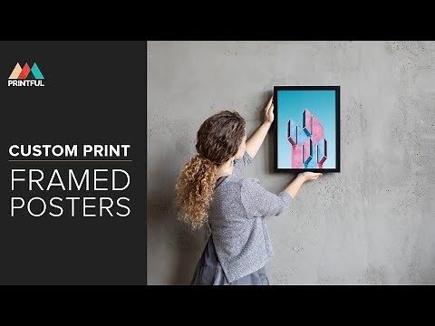 Custom Print Framed Posters: Printful