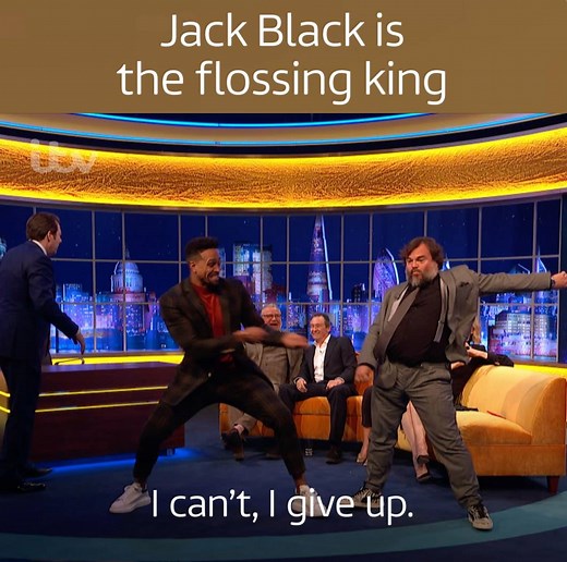 8.4M views · 158K reactions | Jack's flossing his socks off! The Jonathan Ross Show | ITV | Facebook