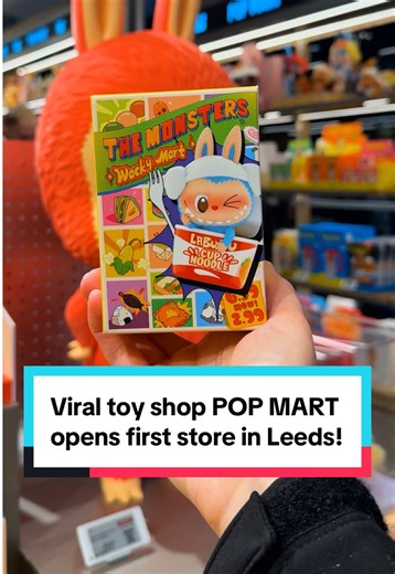 Viral toy brand POP MART has officially opened a store in Leeds! The new addition to Briggate has taken over the old Dune store at the bottom of Thornton’s Arcade, and is filled with tonnes of toys and collectables 🫨 Known across the world for their unique figurines like Labubus and Crybaby - this new store is packed with plenty of them! Their blind boxes are all over social media too 👀 Leeds marks @POP MART United Kingdom Online’s 14th store in the UK, and their first in Yorkshire! #leeds #po