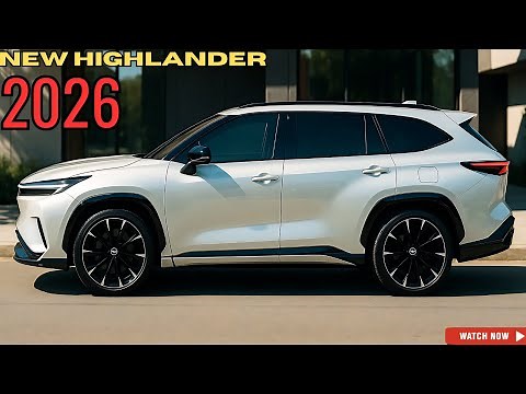 2026 Toyota Highlander - First Look at the Bold New Redesign!