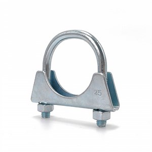 [Hot Item] Galvanized Steel Automotive U Type Hose Clamps for Exhaust Pipe Exahust Muffler Connection