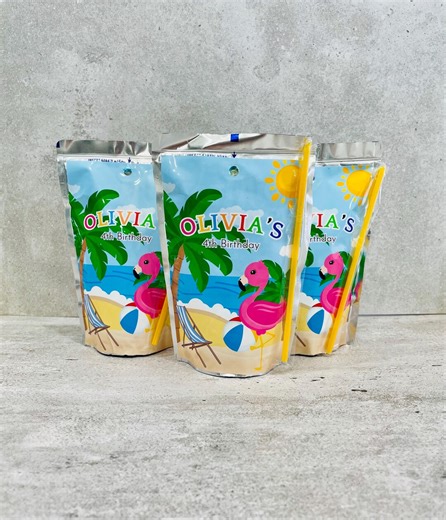 Custom Labels for Capri Sun Juice Pouches With Custom Printing — Glossy, Waterproof Adhesive Paper - Etsy