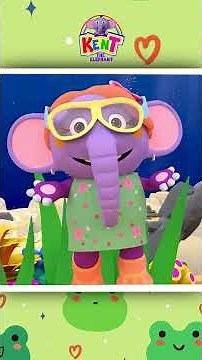 Five Little Speckled Frogs Song #shorts #kenttheelephant #kidssong #hooplakidz