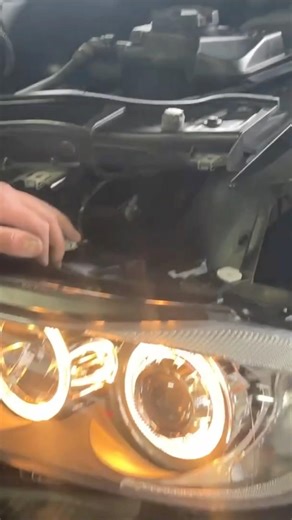 Angel eyes ✅ Use code SACHA5 on the GDS MOTORSPORT website ✅ #bmw #lights #tuning #e90 #m57 #shorts