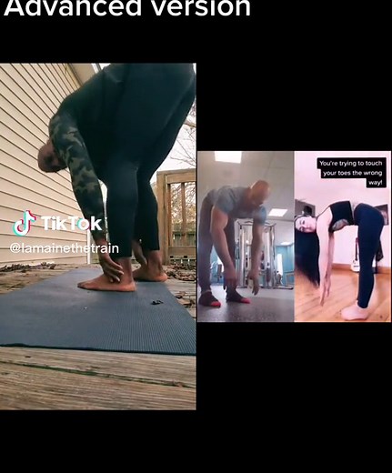 Yoga toe tap #duet #yoga #yogachallenge #flexibility #fyp