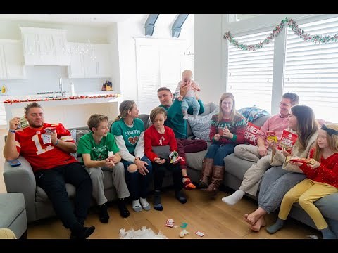 Christmas Saran Wrap Game (with a twist)