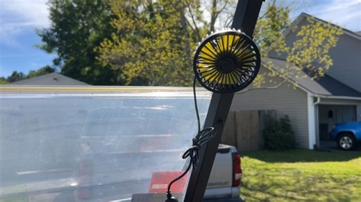 Watch 10L0L Portable Golf Cart Fans on Amazon Live