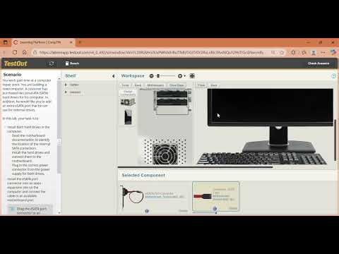 Install SATA Devices 5.2.4 Lab TestOut.