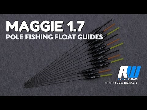Pole Fishing Floats - 1.7mm Maggie / RW Floats - Handmade Pole Fishing Floats