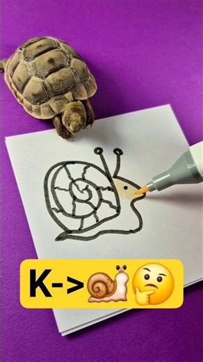 “From K to Snail in Seconds 😍(+ funny turtle moments🐢👀🐌)#shorts