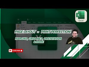 MASTER PAGE LAYOUT in Excel | Make Your Sheets Look Professional!