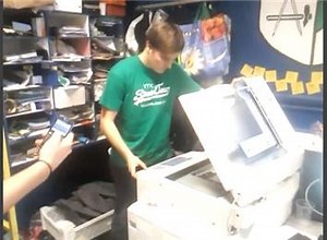 Fastest Time To Photocopy Face And Tape Copy To Face