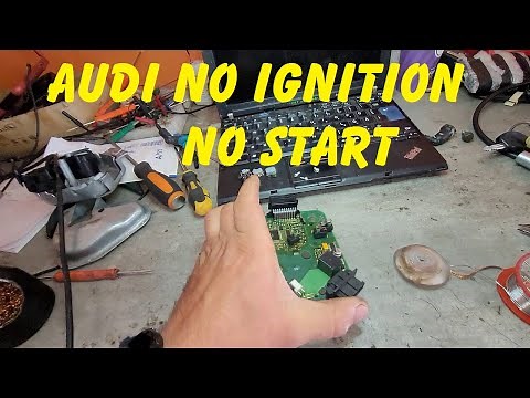 Audi A6 C6 No Ignition No start / Steering lock Module Repair ELV