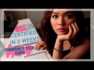 how to pass pharmacy technician exam and become certified in 2 weeks | Julie Trang Truong