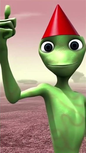green alien dance