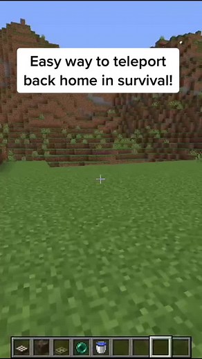 Easy Teleportation to Home in Minecraft Survival