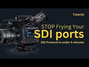 STOP Frying Your SDI Ports! SDI Protocol for Blackmagic Pyxis 6K explained