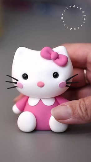 Create a Hello Kitty Kuromi Figure with Air Dry Clay