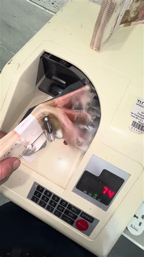 Manual counter machine