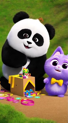 🌟🐼🎀 Pandada & Violette's Magic Box: Puppet Theater, Sailboat & Rocket Adventure! 🚀⛵️